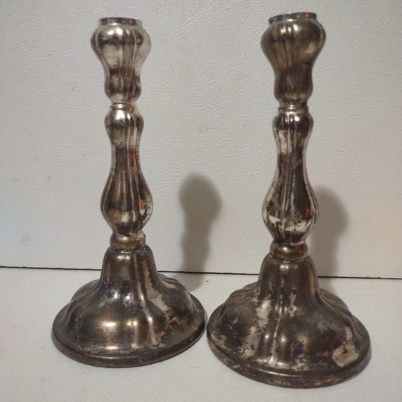 Towle Silver Candlestick Holders - Picture 3 of 6